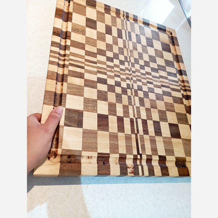 تخته گوشت سه بعدی راش و گردو